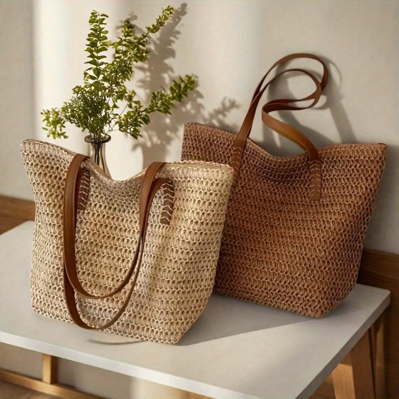 Fashionable and Versatile Wome - đánh giá và giá Crochet Bag Raffia