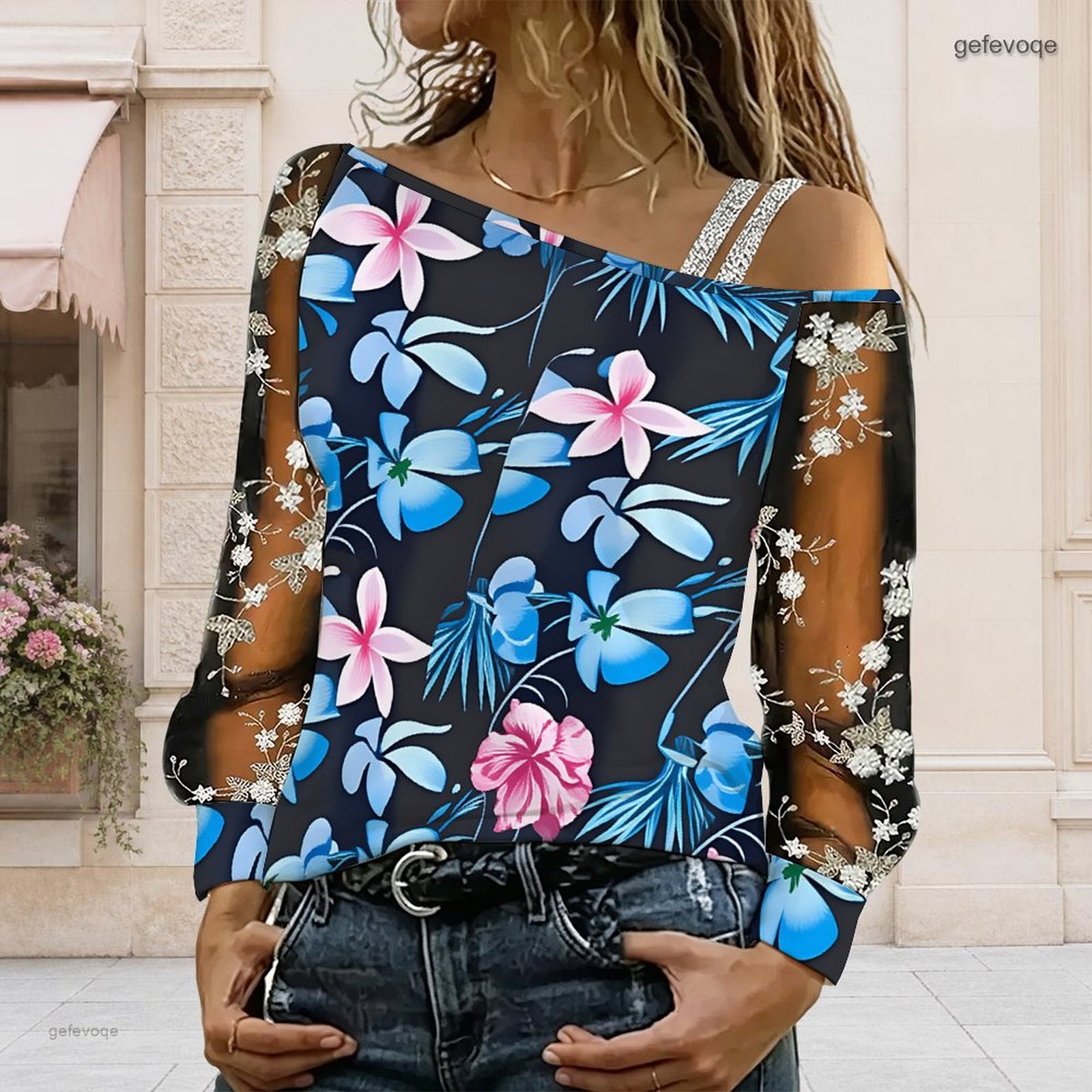 Women Off Shoulder Blouse Asym - đánh giá và giá Blouse Off Shoulder