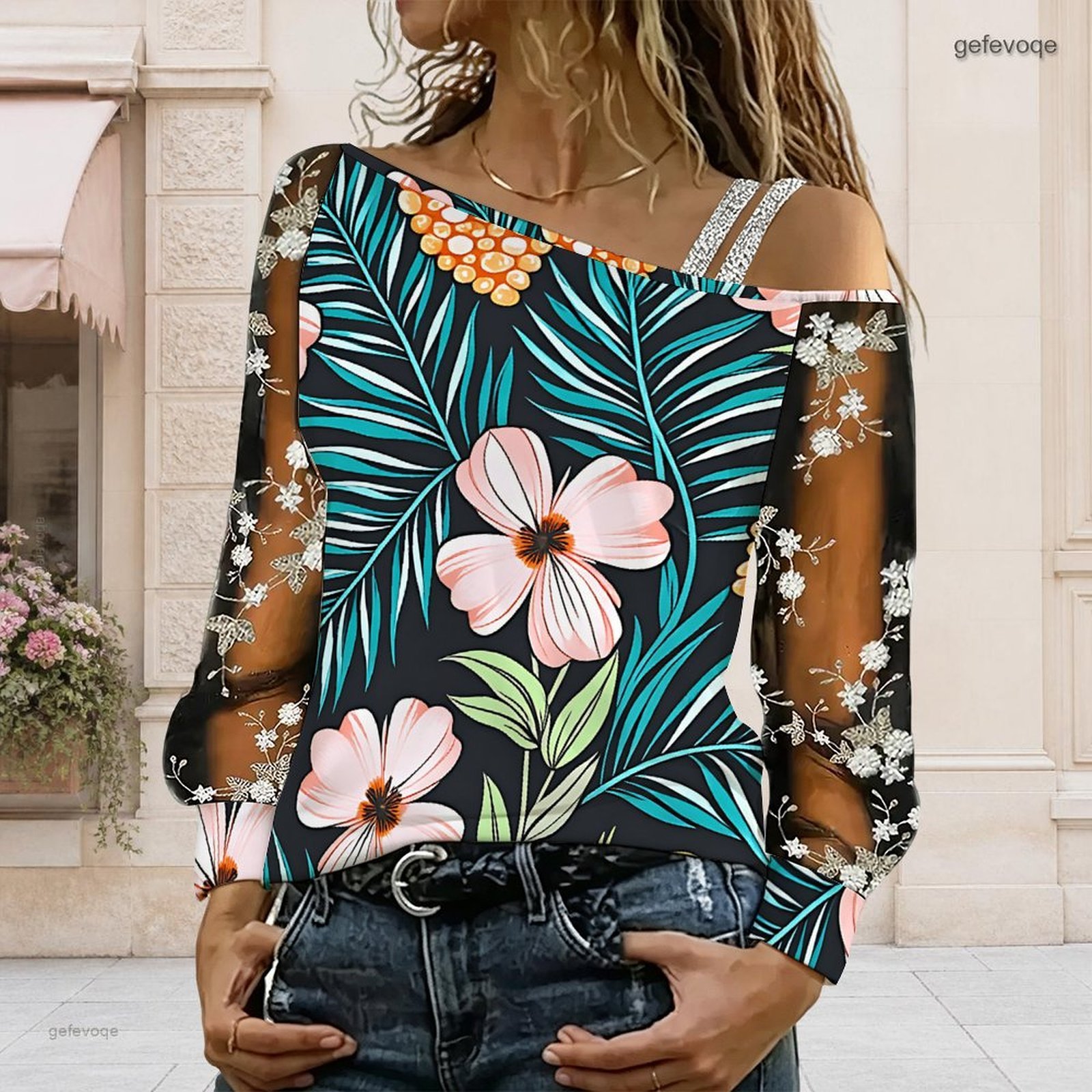Women Off Shoulder Blouse Asym - đánh giá và giá Blouse Off Shoulder