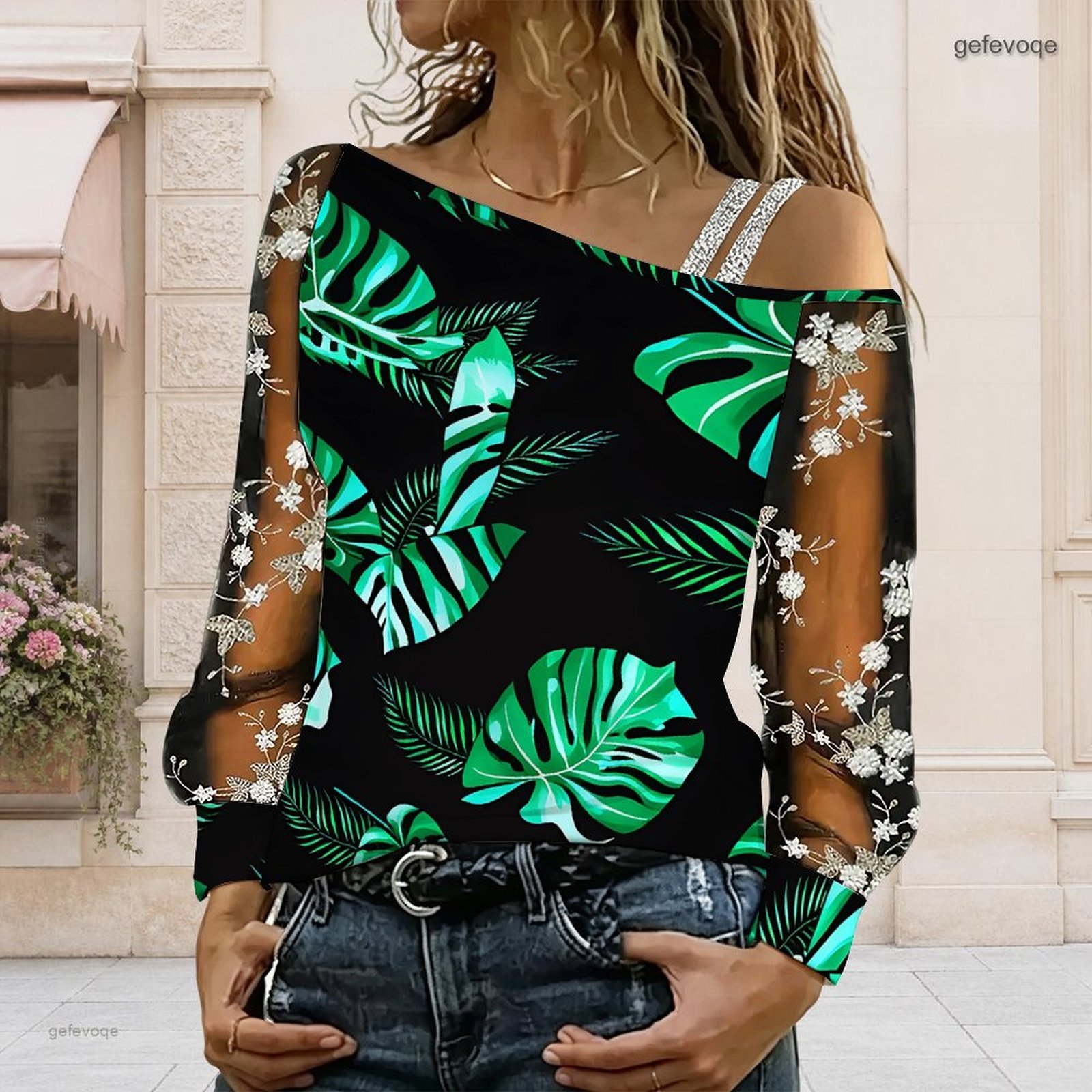 Women Off Shoulder Blouse Asym - đánh giá và giá Blouse Off Shoulder