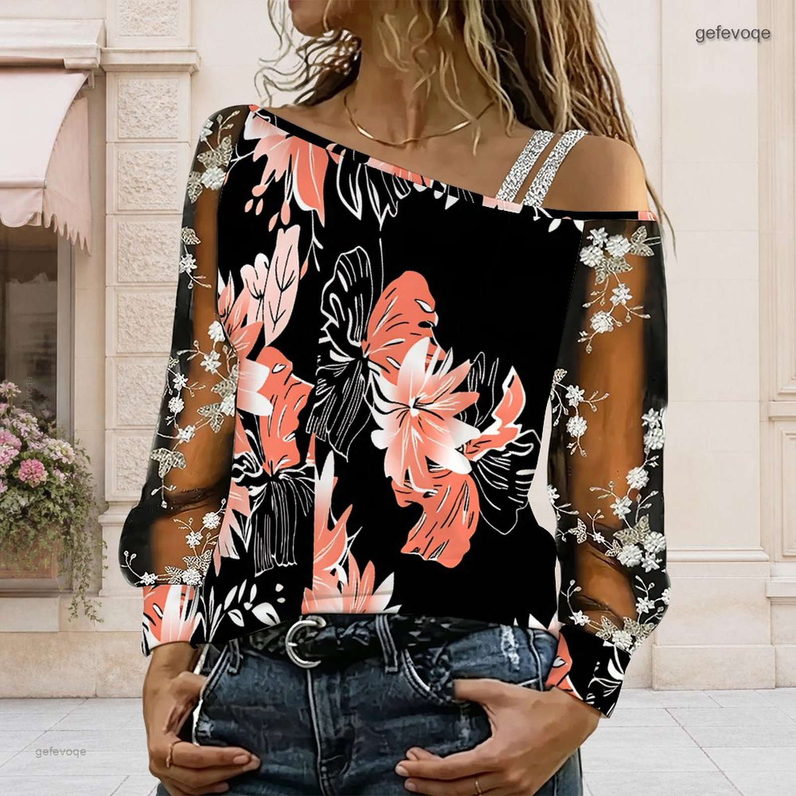 Women Off Shoulder Blouse Asym - đánh giá và giá Blouse Off Shoulder