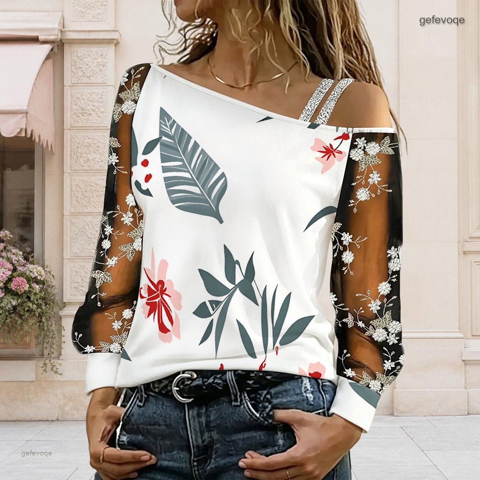 Women Off Shoulder Blouse Asym - đánh giá và giá Blouse Off Shoulder