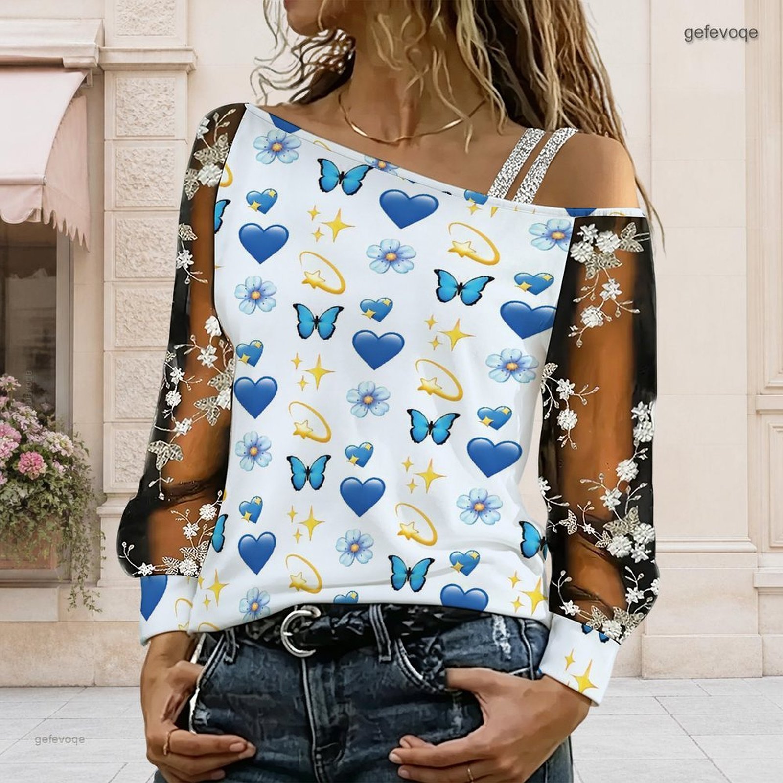 Women Off Shoulder Blouse Asym - đánh giá và giá Blouse Off Shoulder
