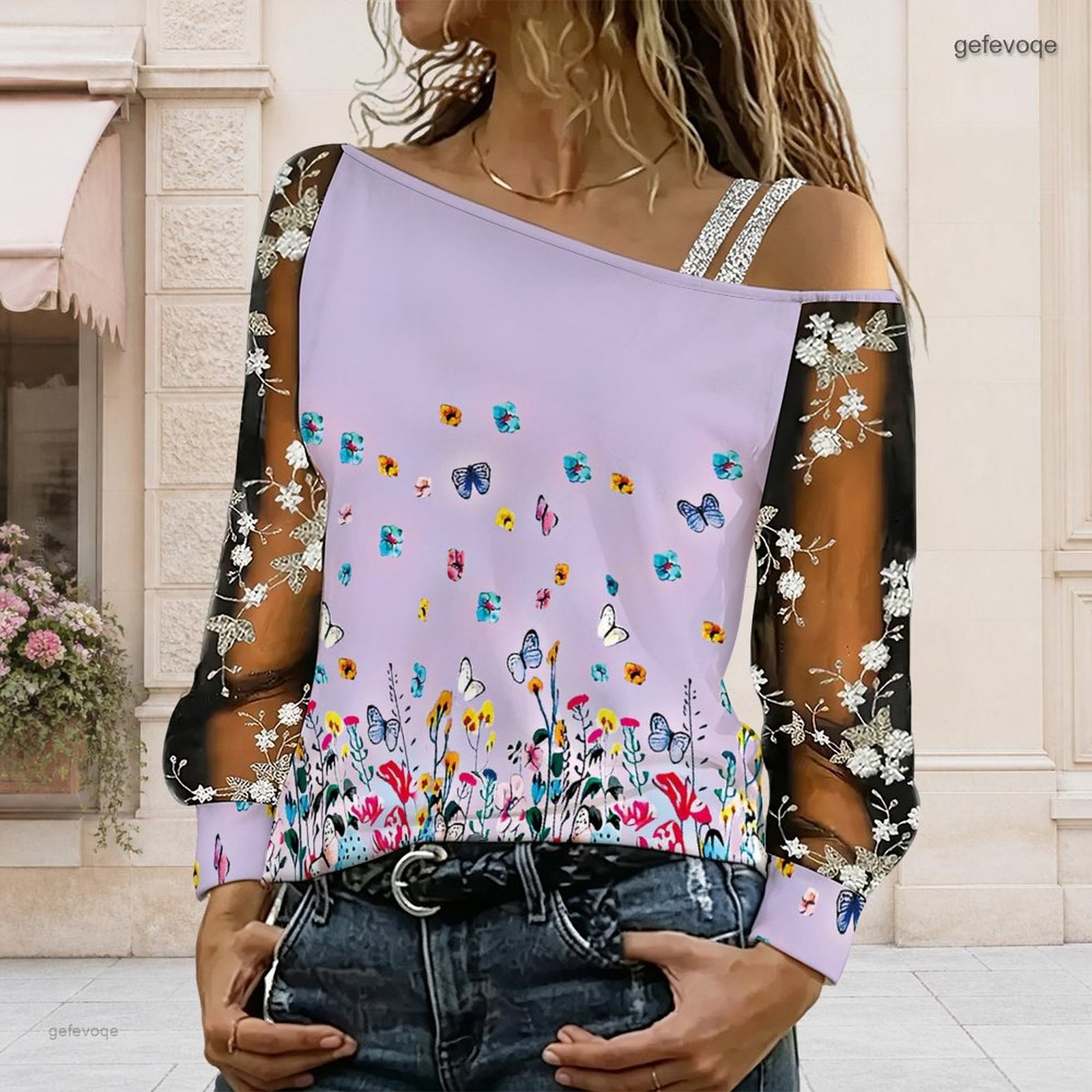 Women Off Shoulder Blouse Asym - đánh giá và giá Blouse Off Shoulder