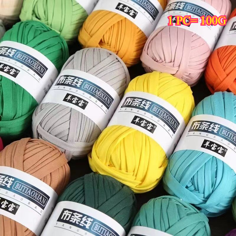 100g T Shirt Knitting Yarn For - đánh giá và giá Crochet Bag Raffia