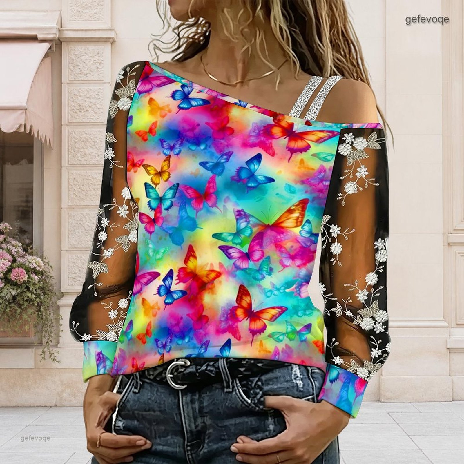 Women Off Shoulder Blouse Asym - đánh giá và giá Blouse Off Shoulder