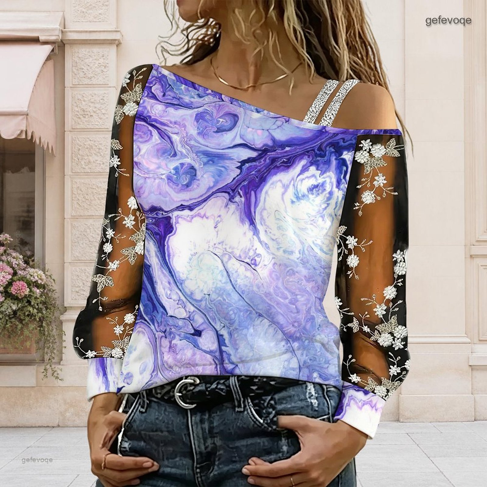 Women Off Shoulder Blouse Asym - đánh giá và giá Blouse Off Shoulder
