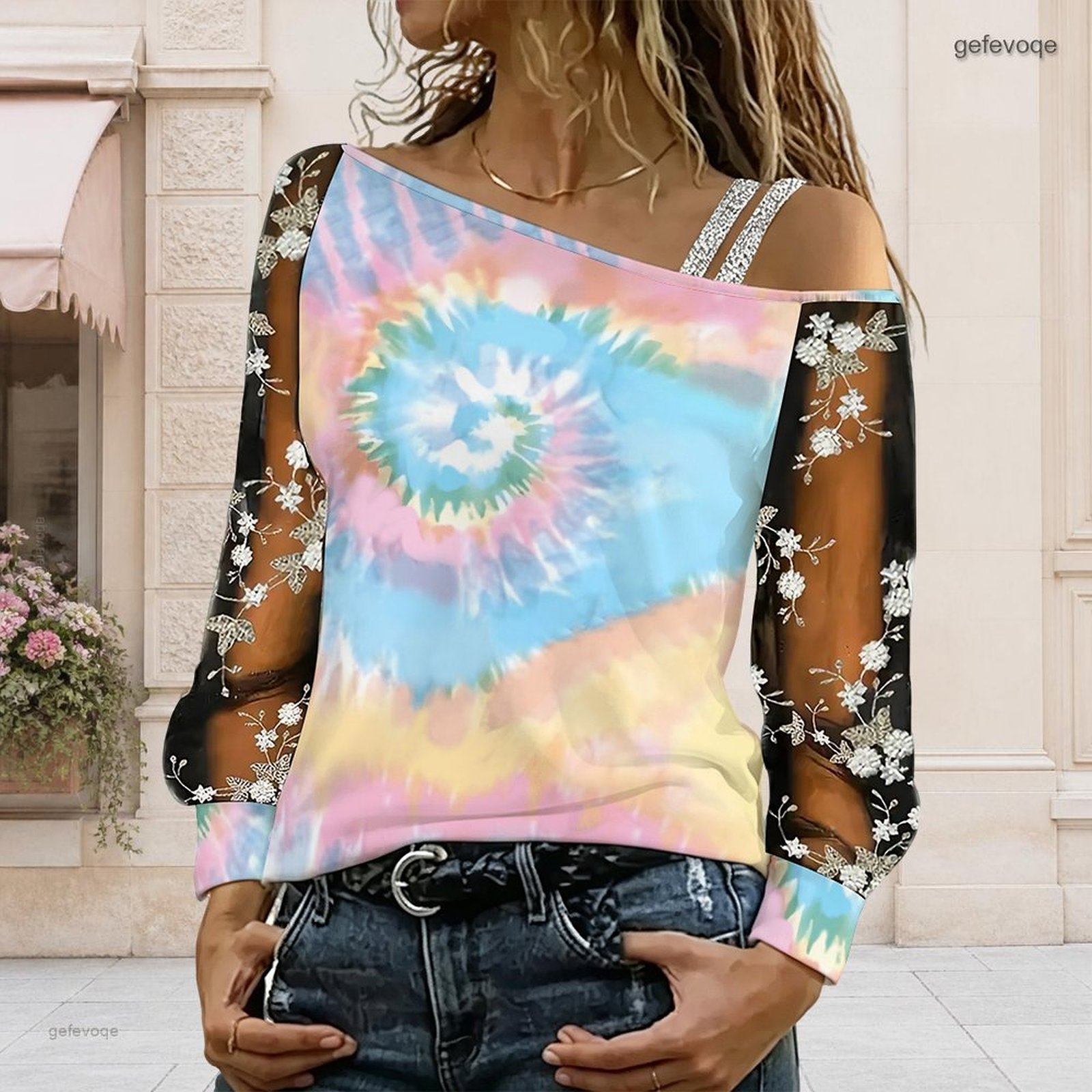 Women Off Shoulder Blouse Asym - đánh giá và giá Blouse Off Shoulder