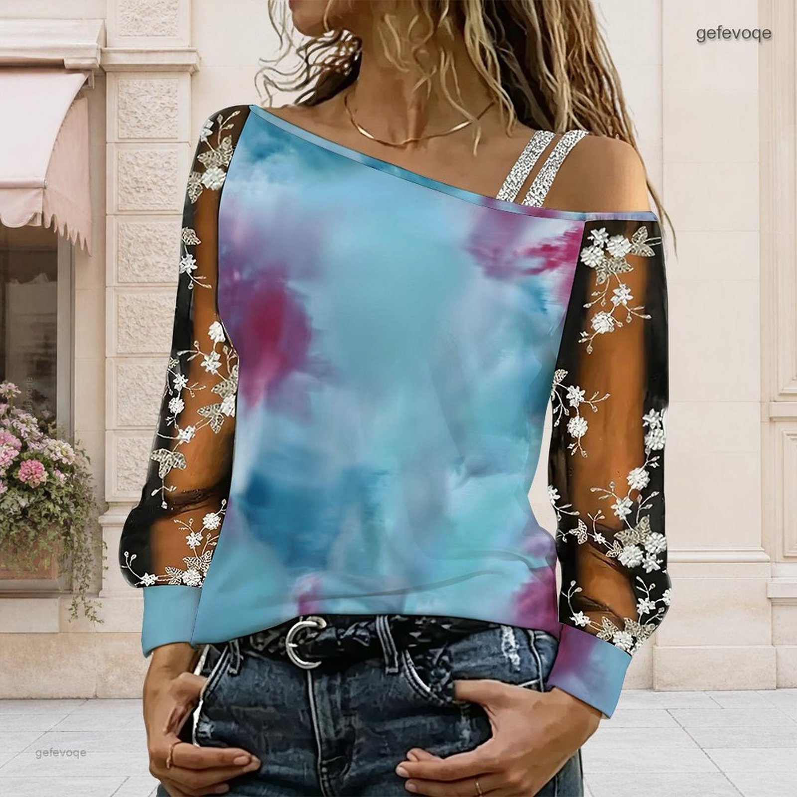 Women Off Shoulder Blouse Asym - đánh giá và giá Blouse Off Shoulder