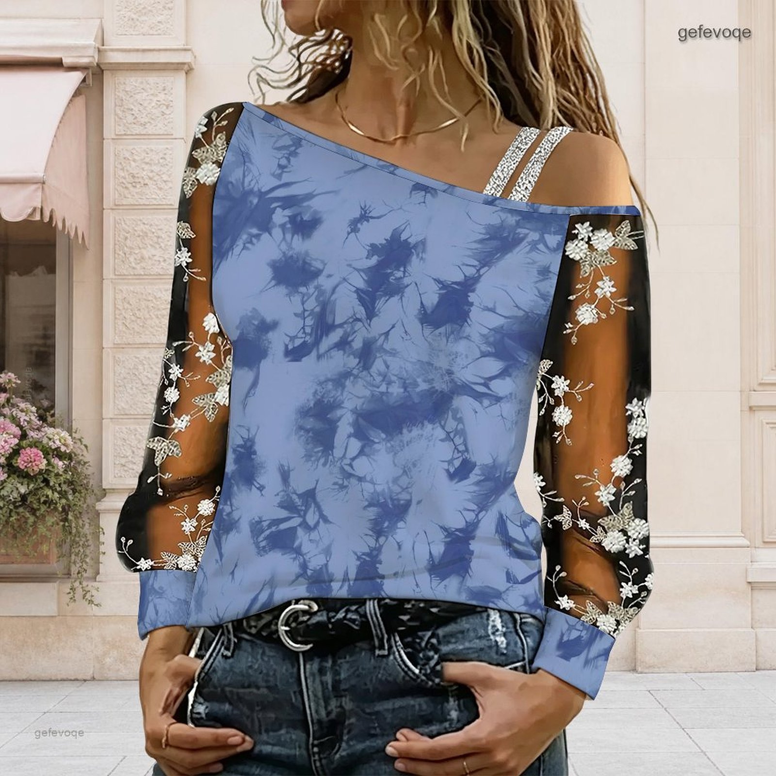 Women Off Shoulder Blouse Asym - đánh giá và giá Blouse Off Shoulder