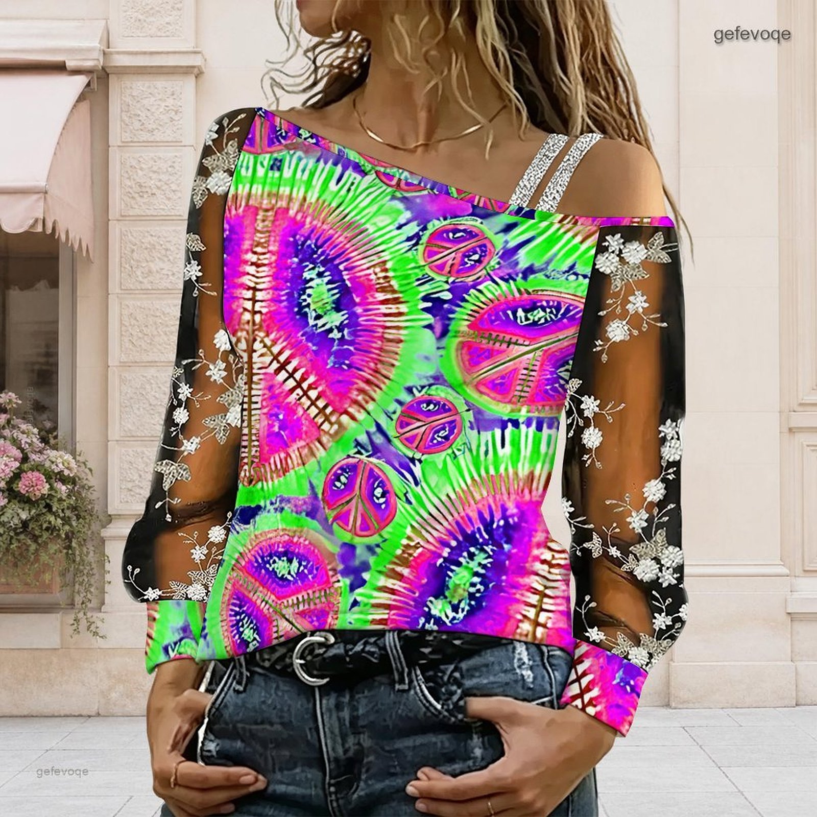 Women Off Shoulder Blouse Asym - đánh giá và giá Blouse Off Shoulder