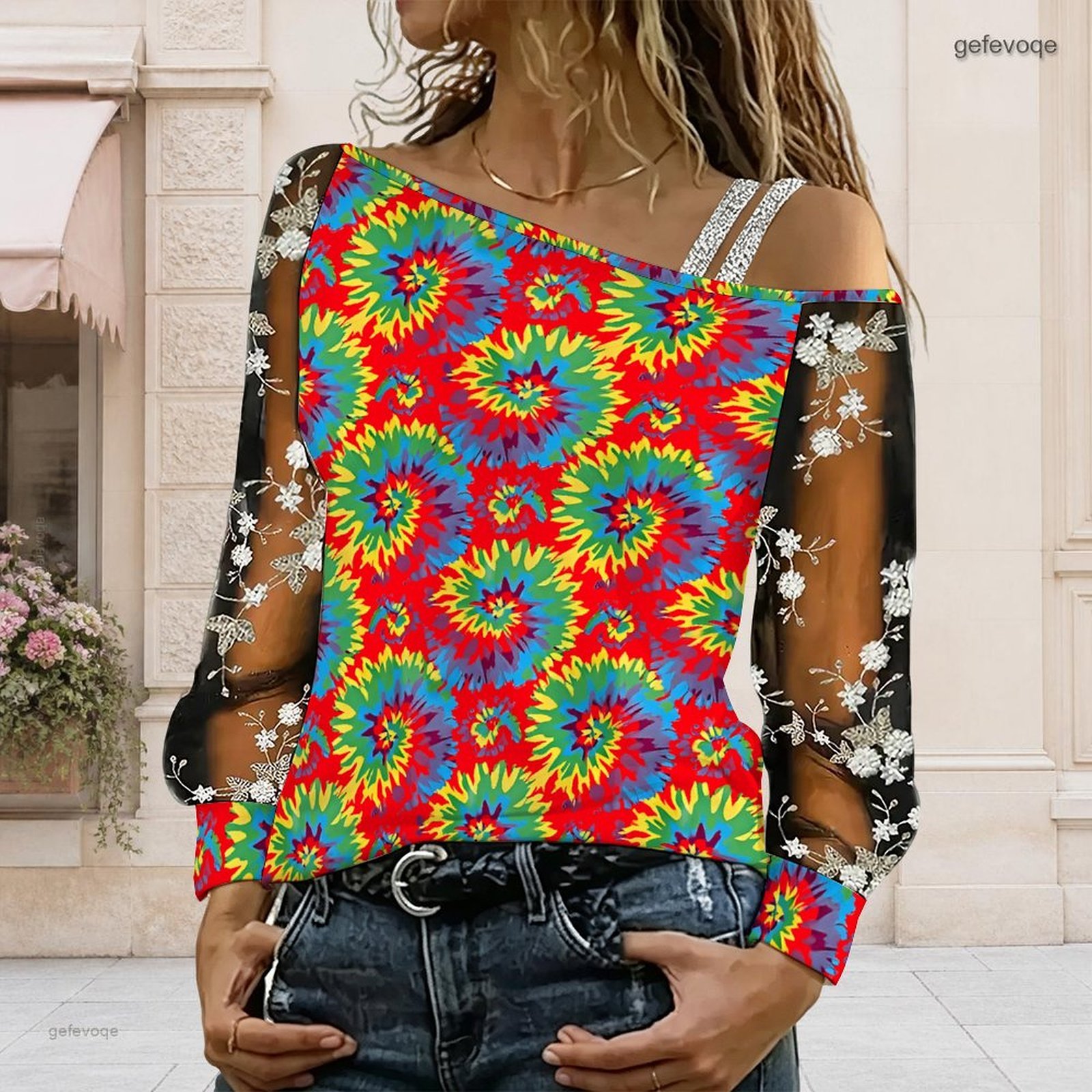 Women Off Shoulder Blouse Asym - đánh giá và giá Blouse Off Shoulder