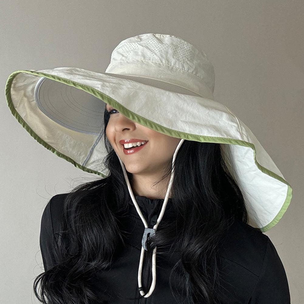 Women Sun Hat with Neck Flap W - đánh giá và giá Hat Floppy Wide