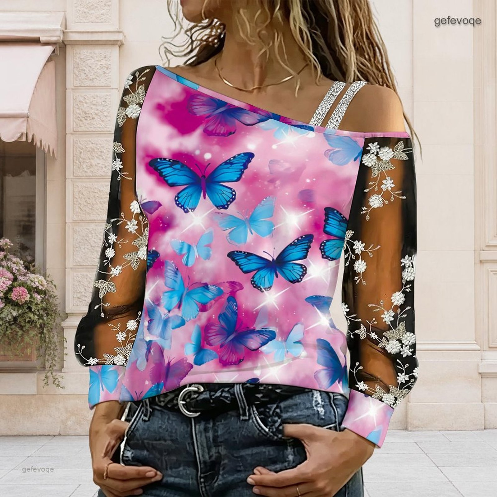 Women Off Shoulder Blouse Asym - đánh giá và giá Blouse Off Shoulder
