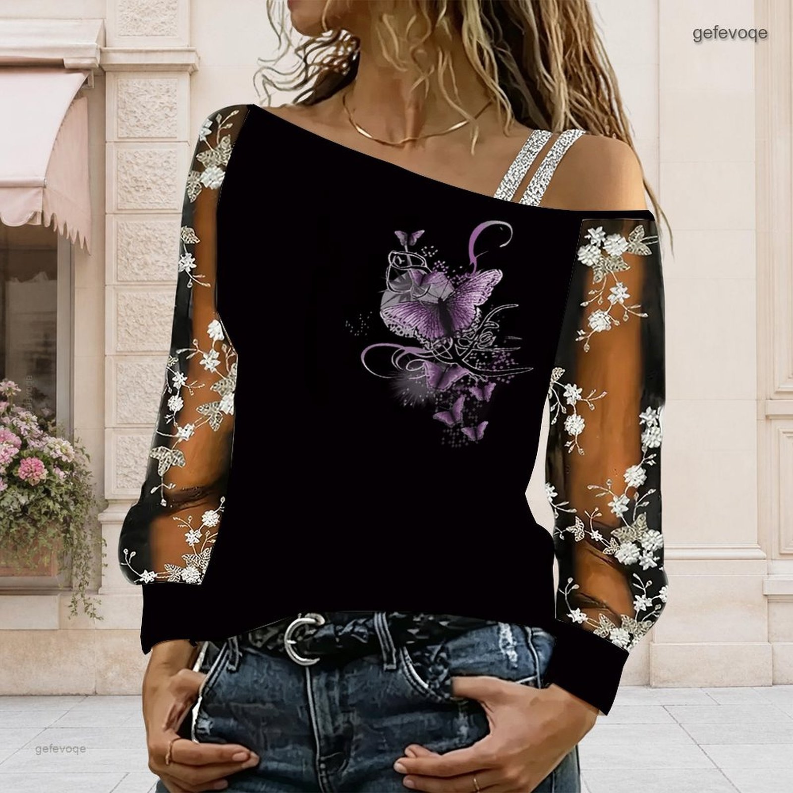 Women Off Shoulder Blouse Asym - đánh giá và giá Blouse Off Shoulder